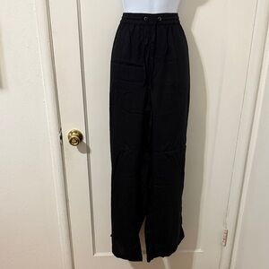 Lands' End Black Wide Leg Pants